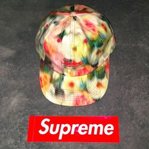 SUPREME X LIBERTY FABRIC 6 PANEL FLORAL HAT CAP NEW UNISEX SNAPBACK box logo